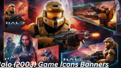 Halo (2003) Game Icons Banners