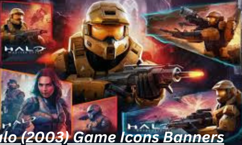 Halo (2003) Game Icons Banners