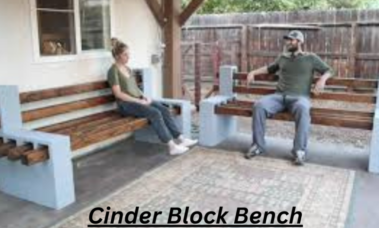 Cinder Block Bench